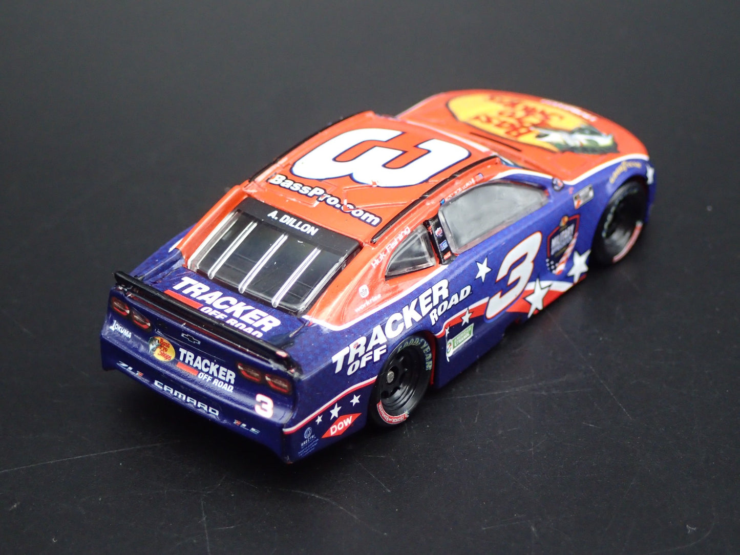 2021 21 CHEVY CAMARO ZL1 3 AUSTIN DILLON BASS PRO NASCAR 1:64 DIECAST MODEL CAR