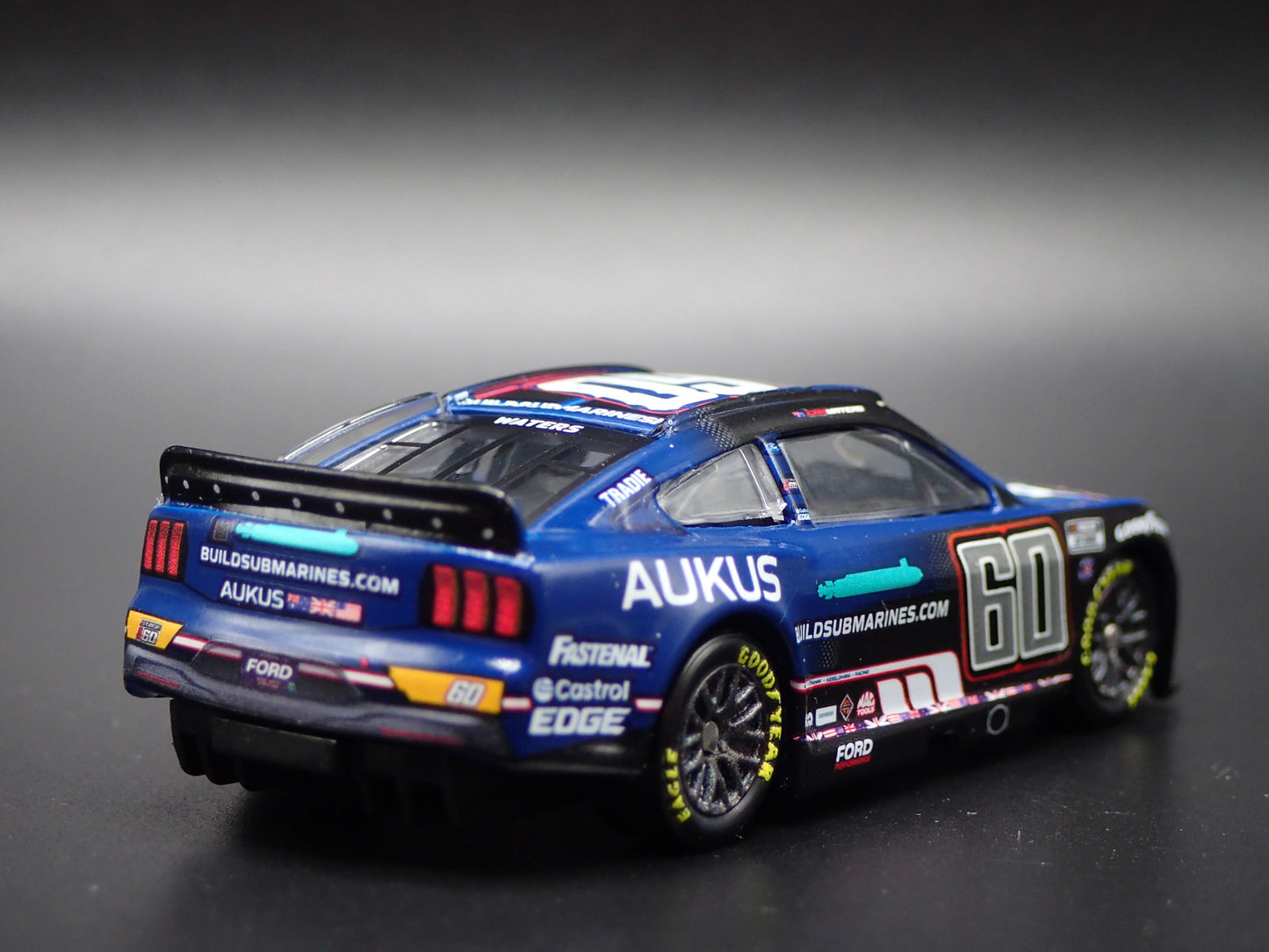 2024 24 FORD MUSTANG #60 CAM WATERS AUKUS NASCAR 1:64 SCALE DIECAST MODEL CAR