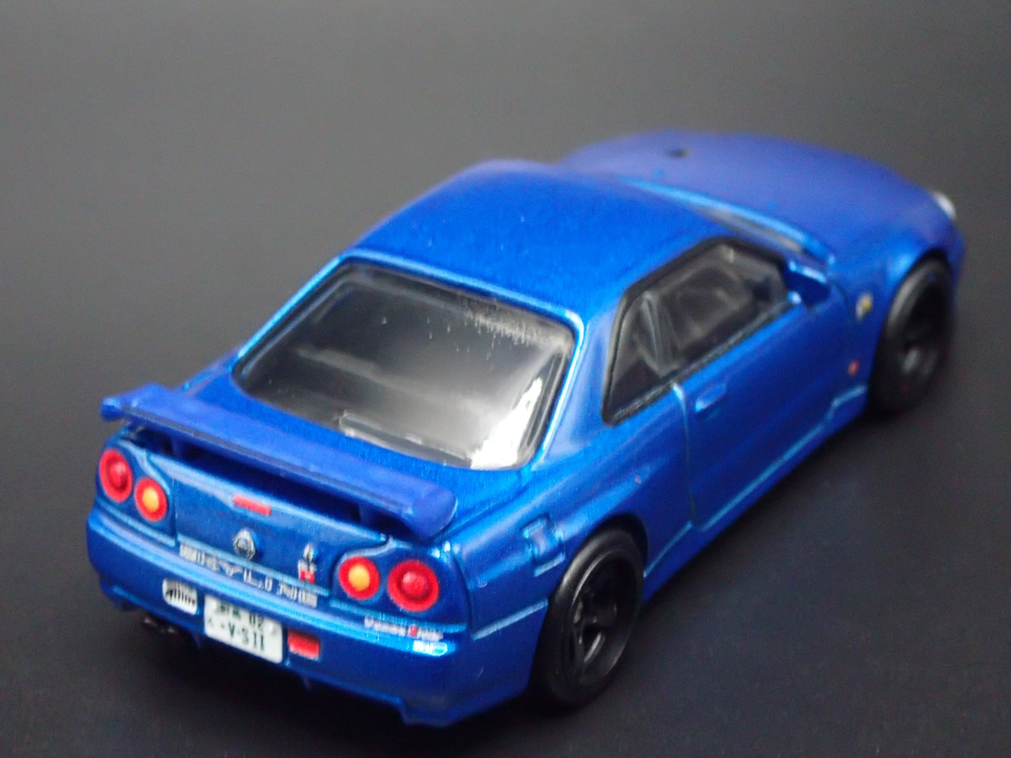 1999-2002 NISSAN SKYLINE GT-RV-SPEC II BNR34 BLUE 1:64 SCALE DIECAST MODEL CAR