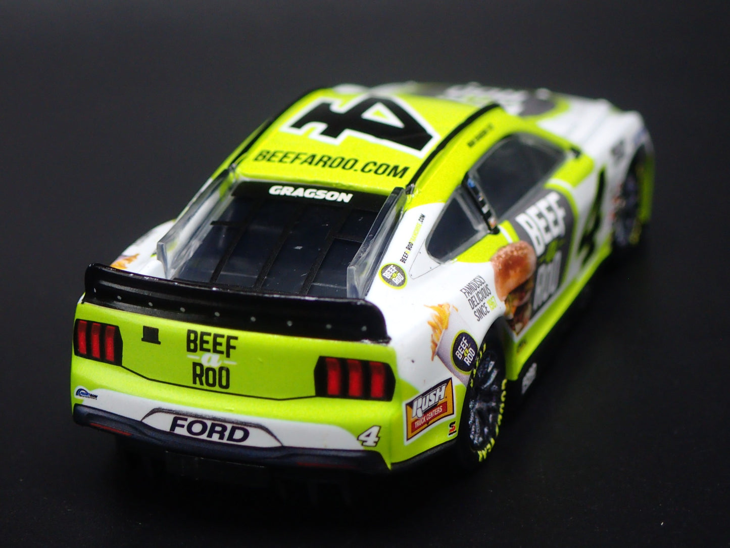 2025 25 FORD MUSTANG #4 NOAH GRAGSON BEEF A ROO NASCAR 1:64 SCALE DIECAST CAR