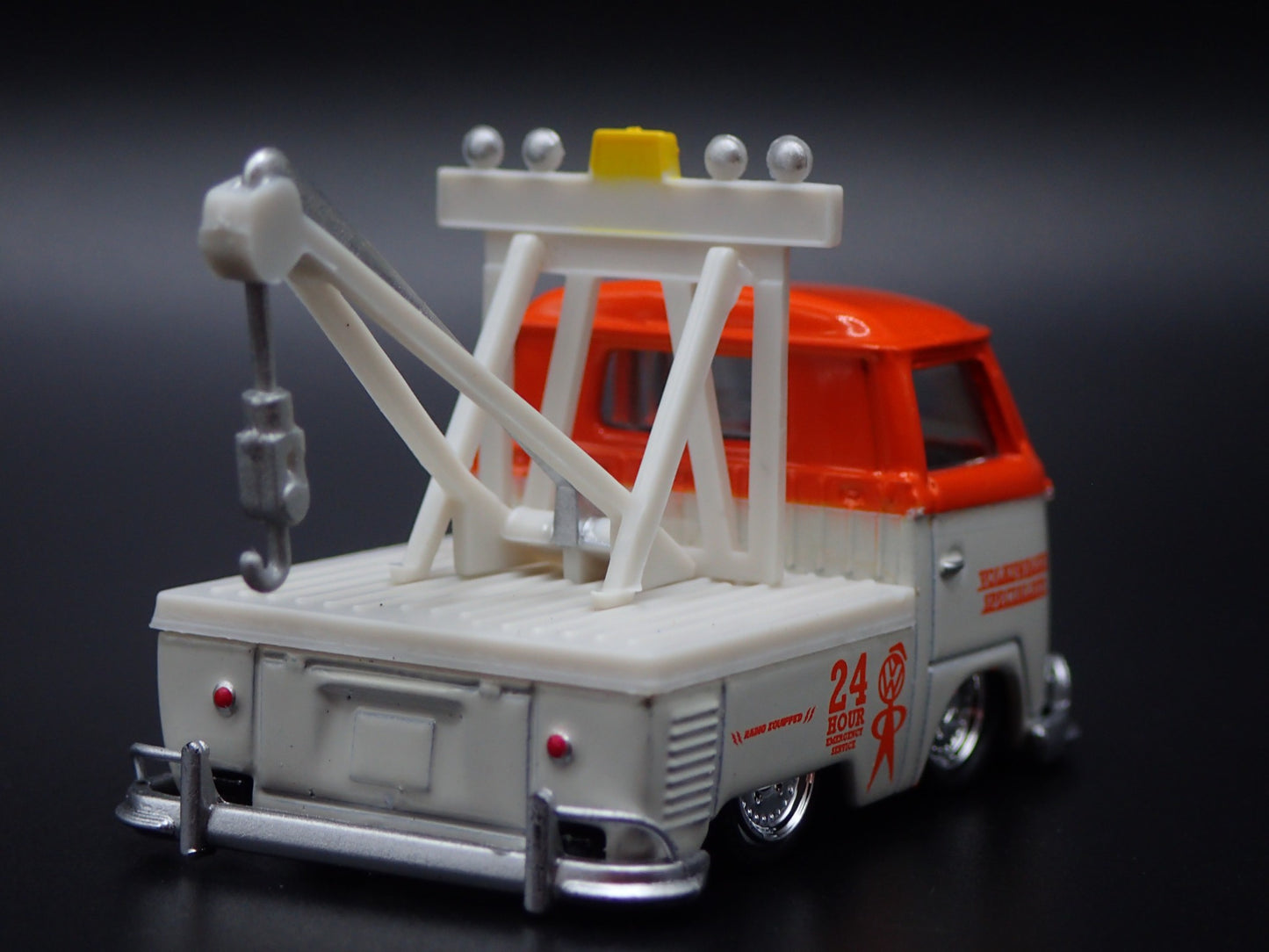 1960 60 VW SINGLE CAB TYPE 2 PICKUP TOW TRUCK WHITE 1:64 SCALE DIECAST MODEL CAR