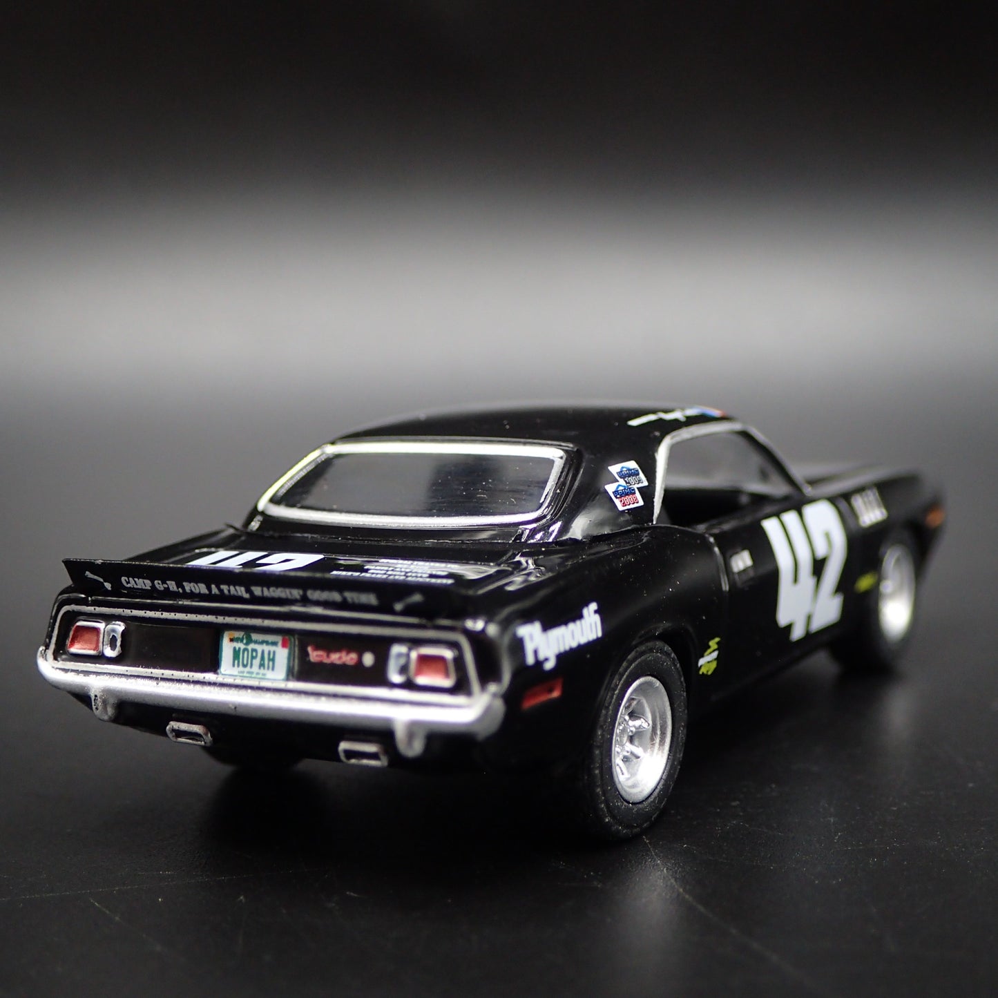 1971 71 PLYMOUTH CUDA (NEAL) PIKES PEAK HILL CLIMB 1:64 SCALE DIECAST MODEL CAR