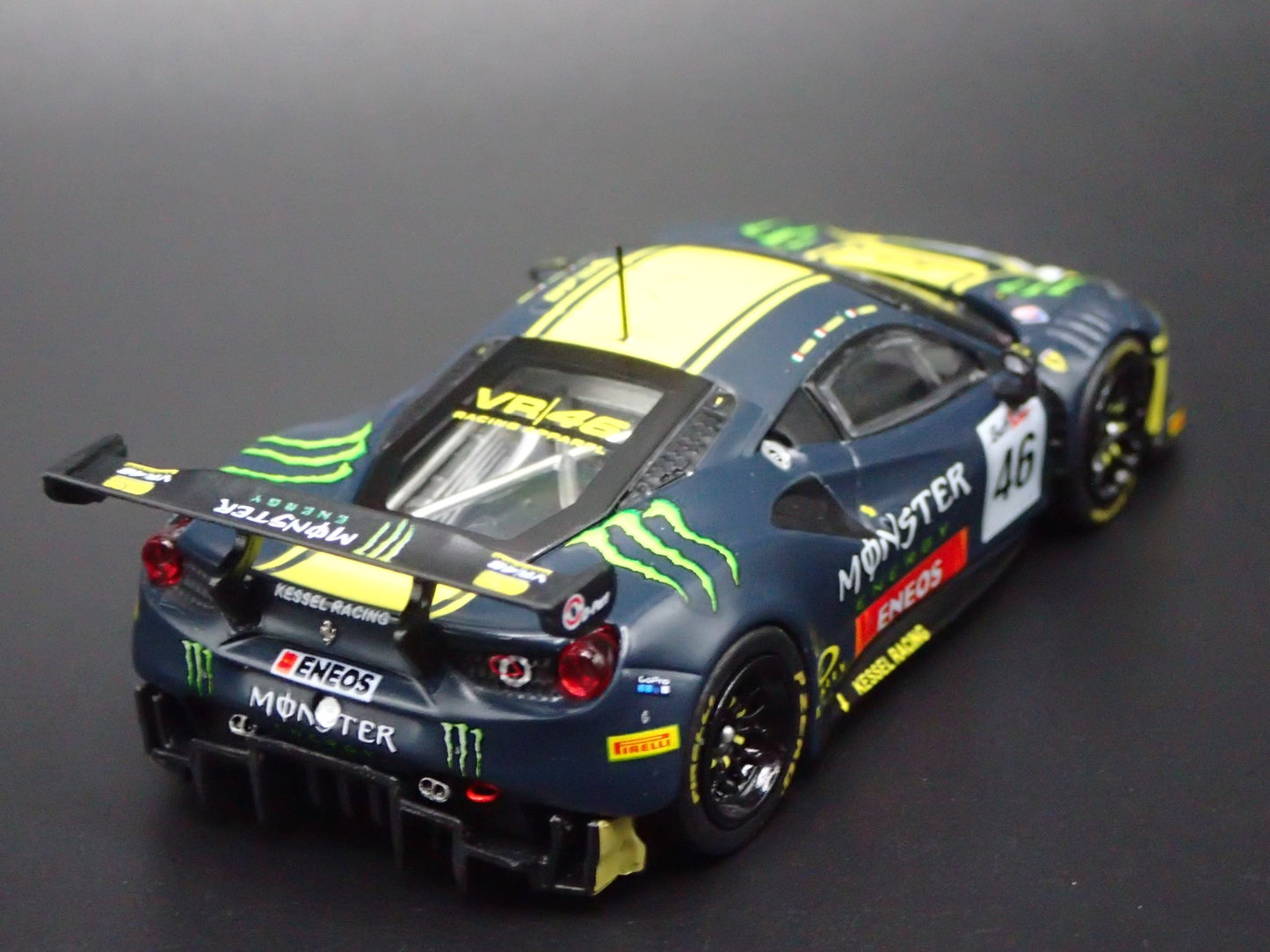 2015-2019 FERRARI 488 GT3 MONSTER ENERGY 2019 12H 1:64 SCALE DIECAST MODEL CAR