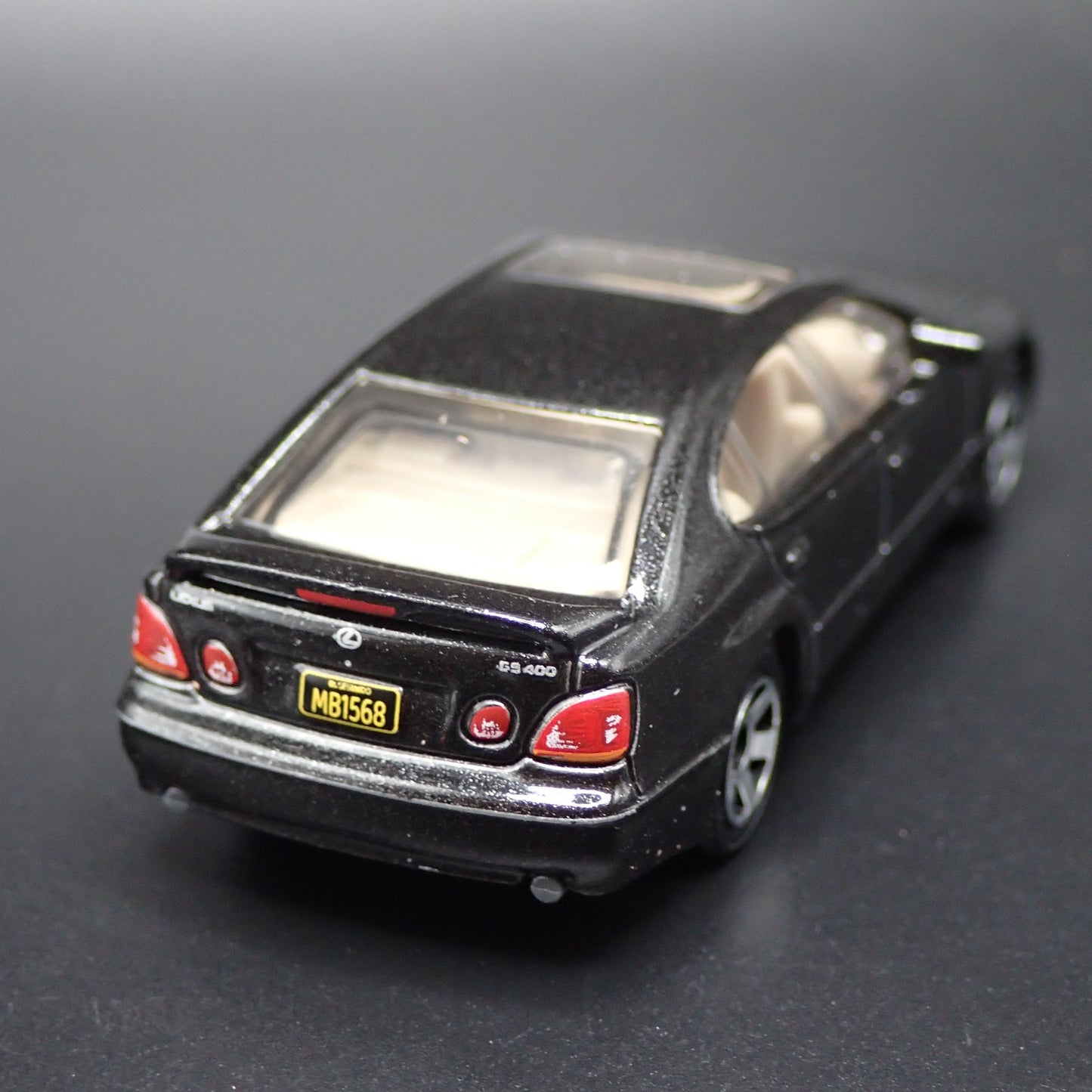 2004 04 LEXUS GS400 4 DOOR BLACK 1/64 SCALE DIORAMA DIECAST MODEL CAR