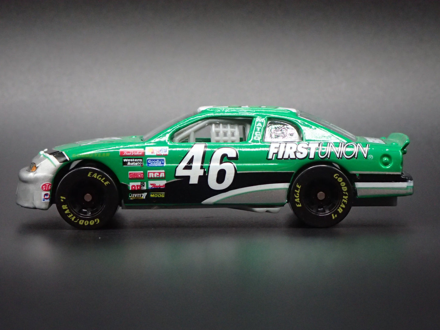 1997 97 CHEVROLET MONTE CARLO 46 WALLY DALLENBACH NASCAR 1:64 SCALE DIECAST CAR