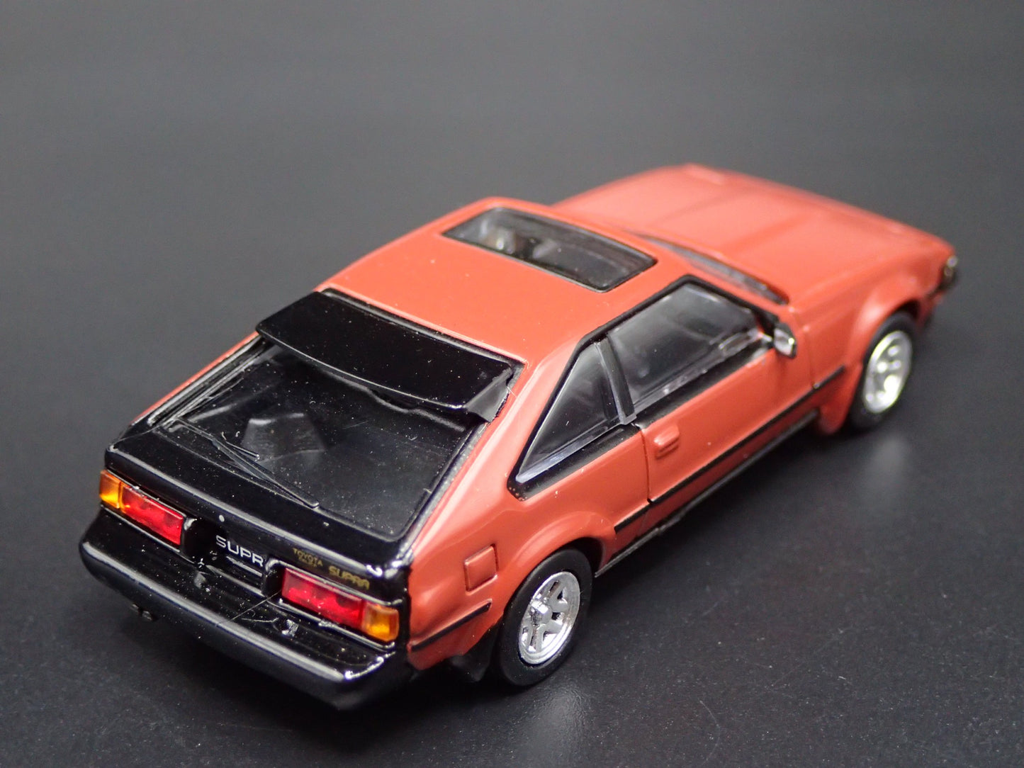 1982-1986 TOYOTA CELICA SUPRA XX TERRACOTTA 1/64 SCALE DIORAMA DIECAST MODEL CAR