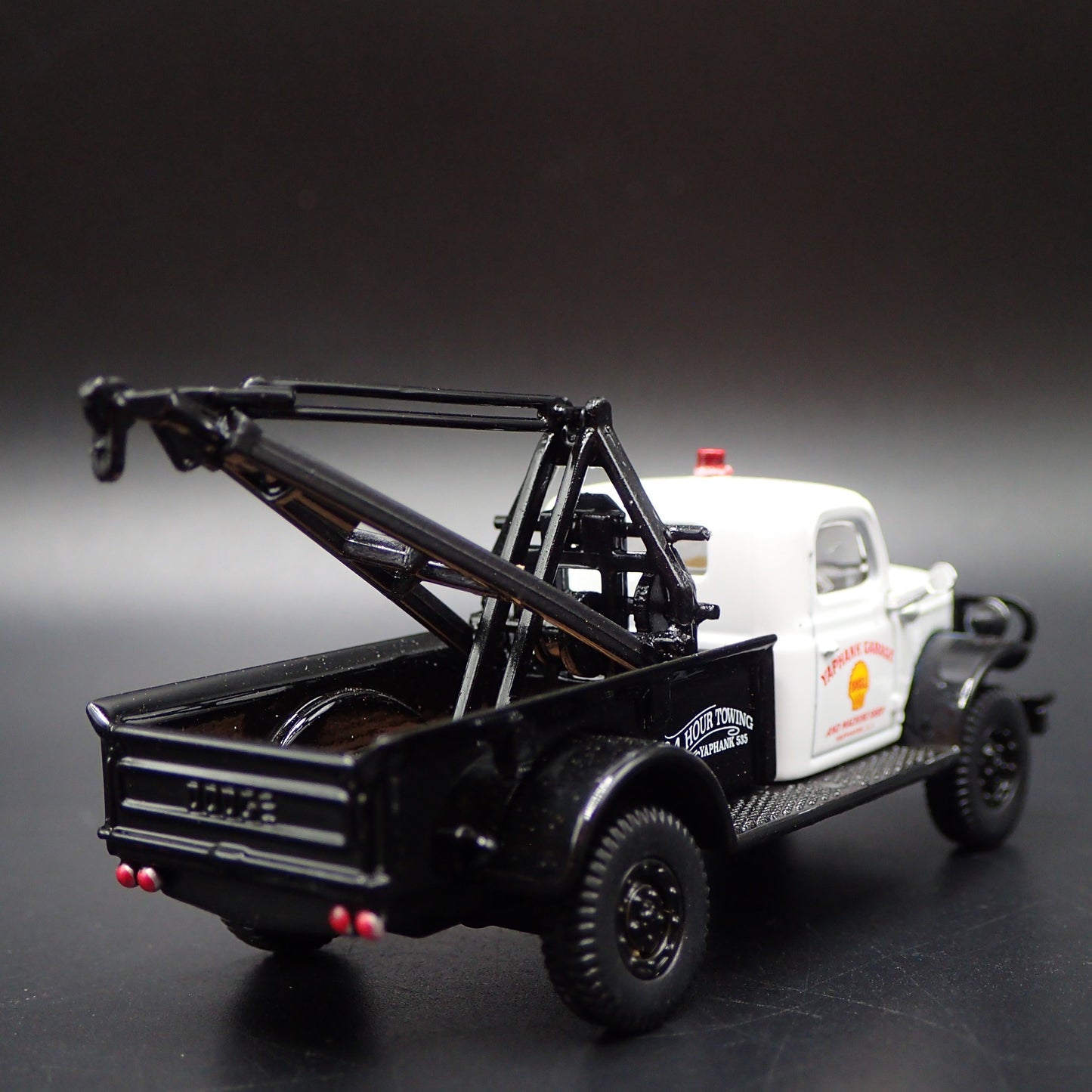 1945 45 DODGE POWER WAGON TOW TRUCK WRECKER SHELL 1:64 SCALE DIECAST MODEL CAR