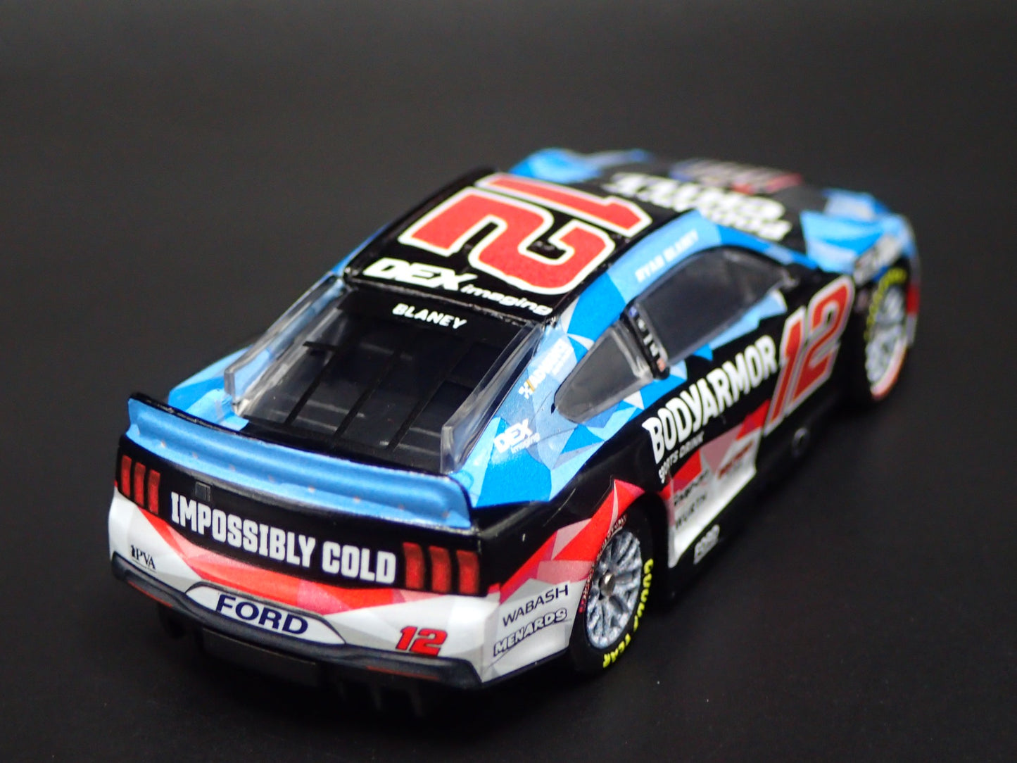 2025 25 FORD MUSTANG #12 RYAN BLANEY BODYARMOR NASCAR 1:64 SCALE DIECAST CAR
