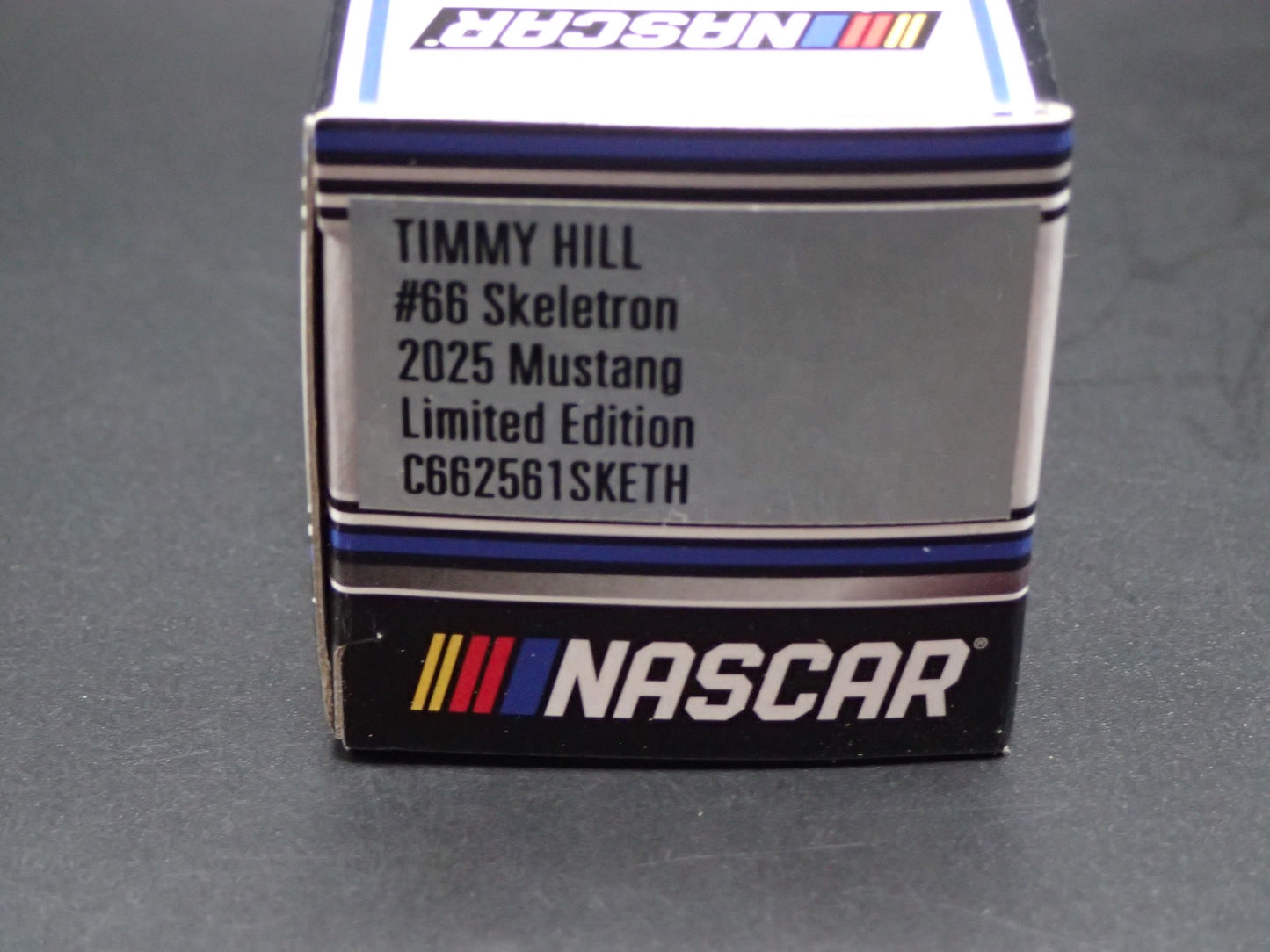2025 25 FORD MUSTANG 66 TIMMY HILL SKELETRON NASCAR 1:64 SCALE DIECAST MODEL CAR