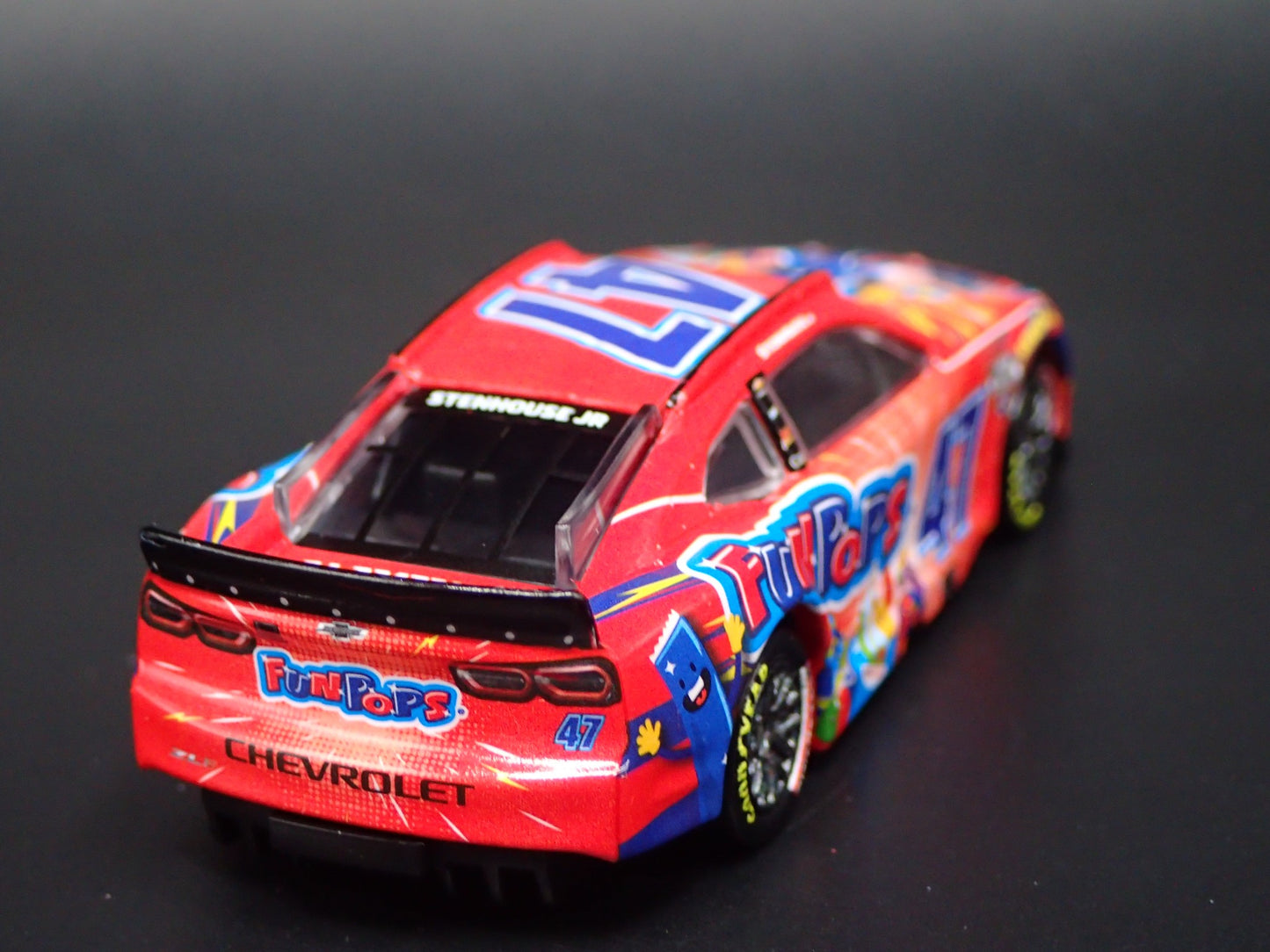 2025 25 CHEVROLET 47 RICKY STENHOUSE JR FUNPOPS SALUTES NASCAR 1:64 DIECAST CAR