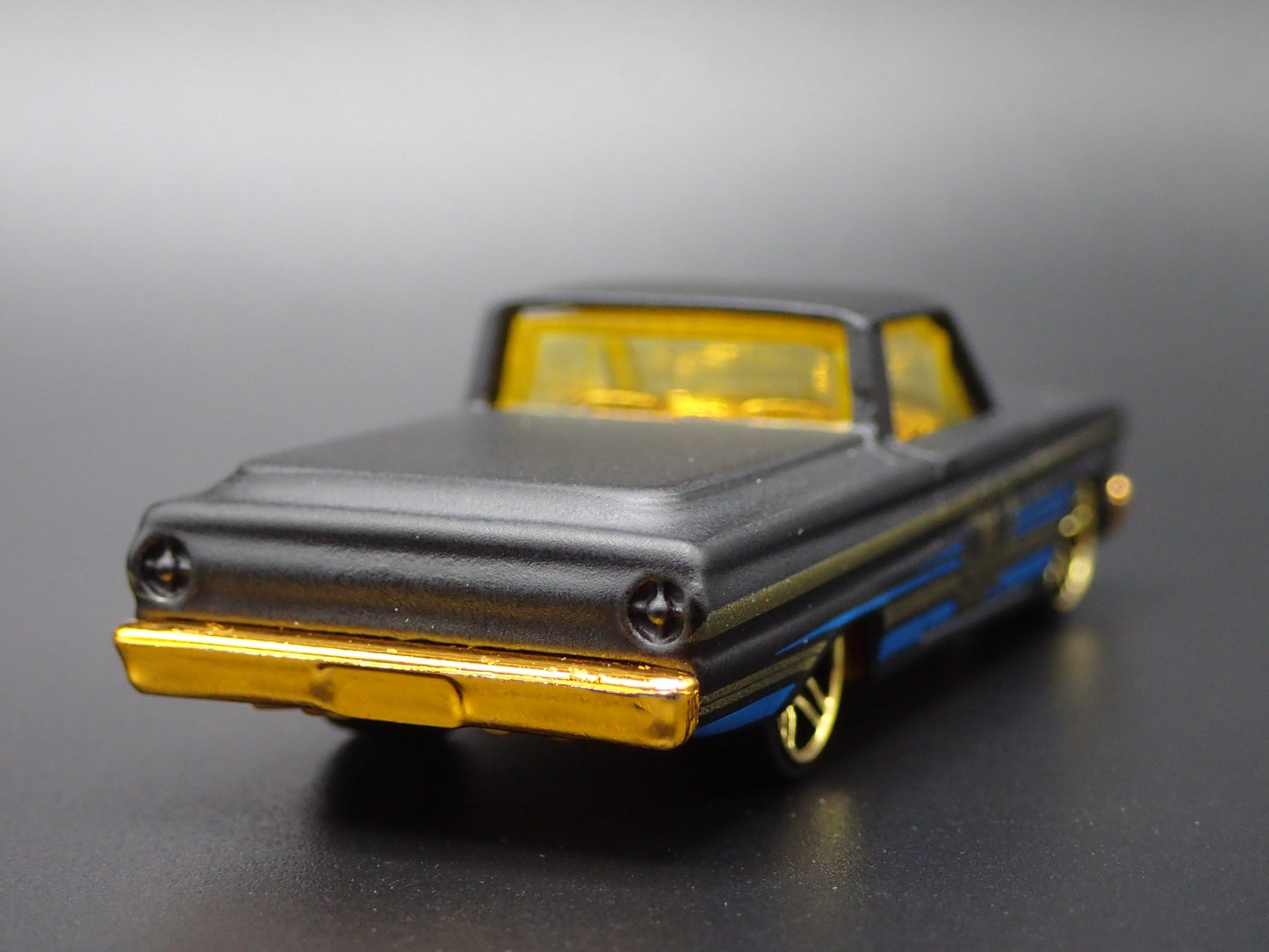 1965 65 FORD FALCON RANCHERO PICKUP TRUCK BLACK 1:64 SCALE DIECAST MODEL CAR