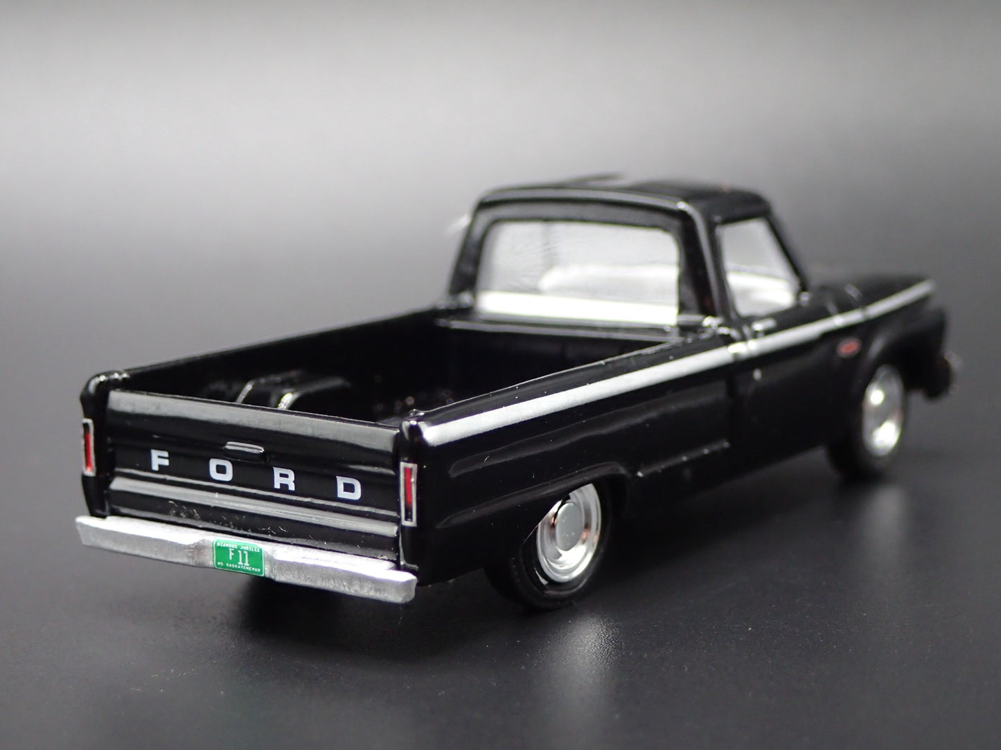 1965 65 FORD F100 PICKUP TRUCK BLACK 1:64 SCALE COLLECTIBLE DIECAST MODEL CAR