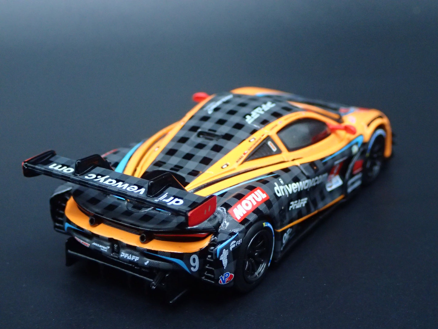 2017-2023 MCLAREN 720S GT3 EVO 2024 IMSA 1:64 SCALE DIORAMA DIECAST MODEL CAR