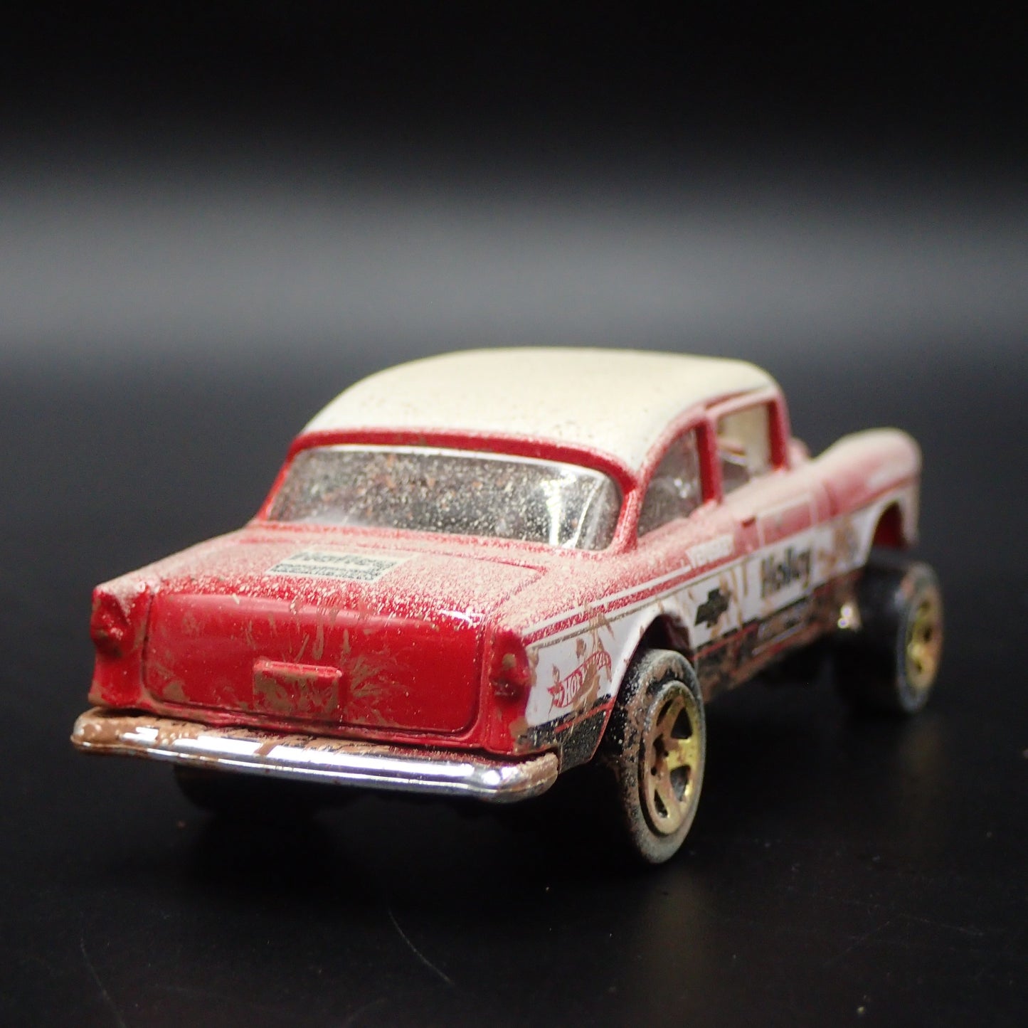 1955 55 CHEVY CHEVROLET BEL AIR GASSER HOLLEY NHRA 1:64 SCALE DIECAST MODEL CAR