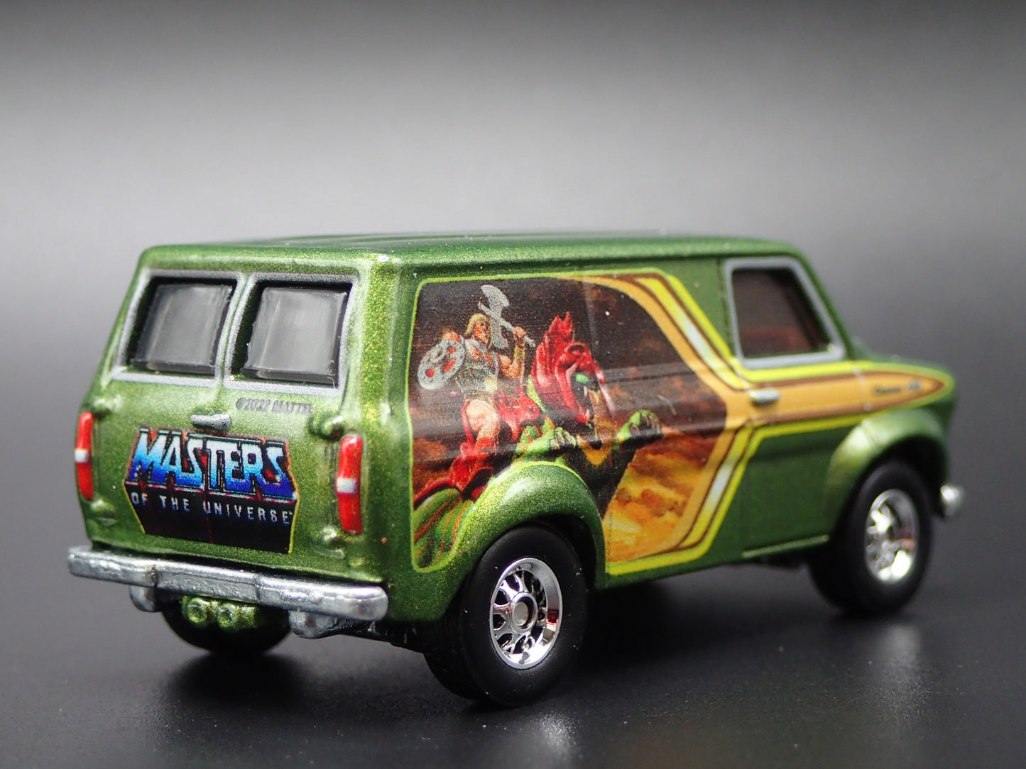 1965-1977 FORD TRANSIT SUPERVAN MASTERS OF UNIVERSE 1:64 SCALE DIECAST MODEL CAR
