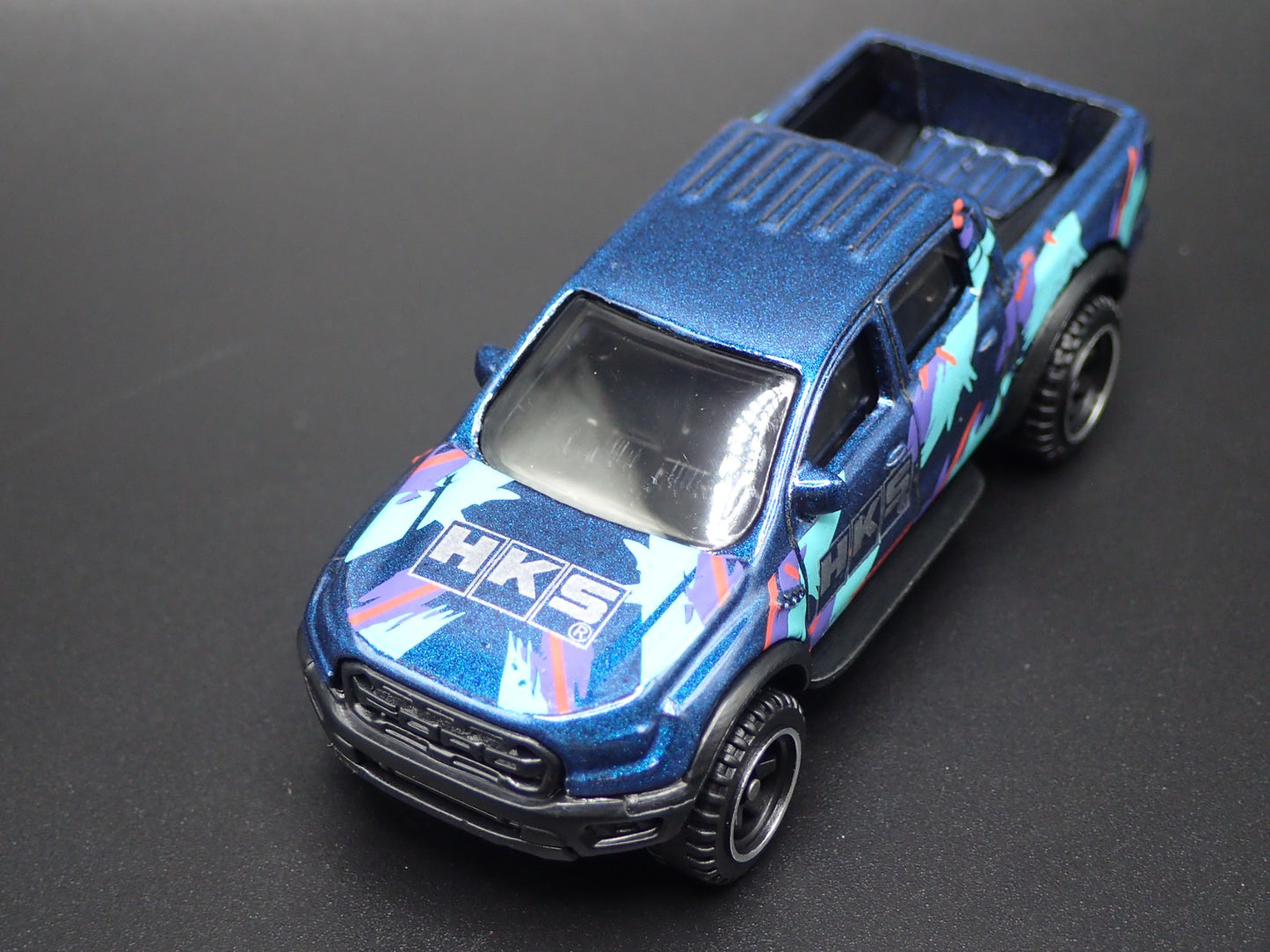 2017-2020 FORD RANGER RAPTOR PICKUP TRUCK HKS 1/64 SCALE DIECAST MODEL CAR