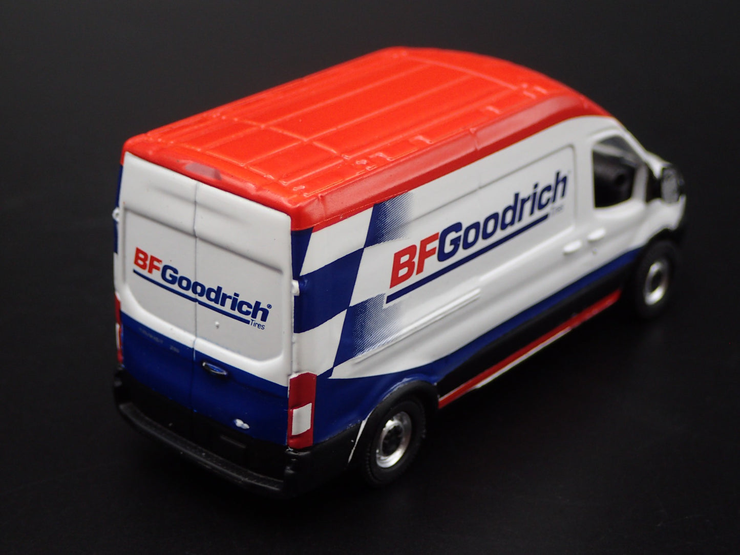 2017 17 FORD TRANSIT SPRINTER VAN LWB BFGOODRICH 1:64 SCALE DIECAST MODEL CAR