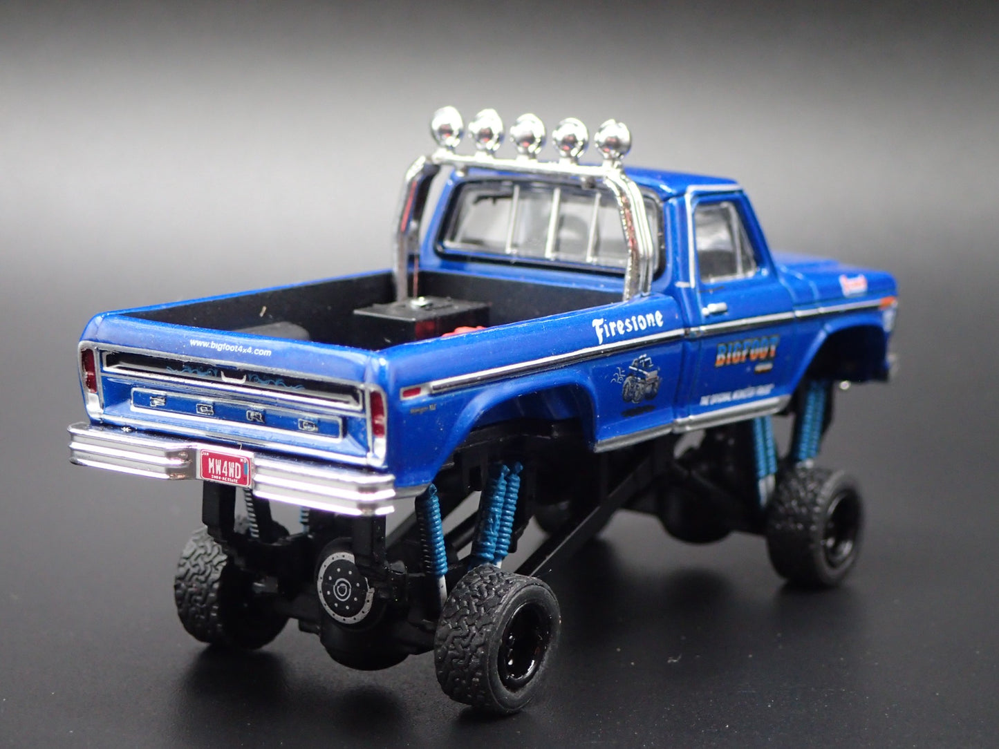 BIGFOOT #1 MONSTER TRUCK 1974 FORD F-250 W STREET TIRES 1/64 DIECAST MODEL CAR