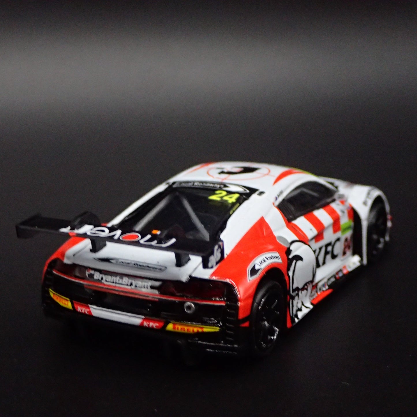 2019 19 AUDI R8 LMS #24 KFC TONY BATES GT CHAMP 1:64 SCALE DIECAST MODEL CAR