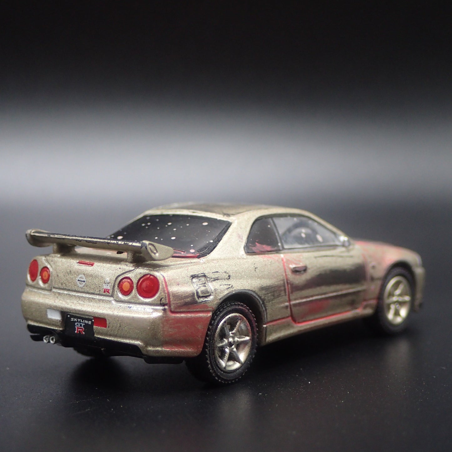 1999-2002 NISSAN SKYLINE GTR R34 BNR34 BARN FIND 1:64 SCALE DIECAST MODEL CAR