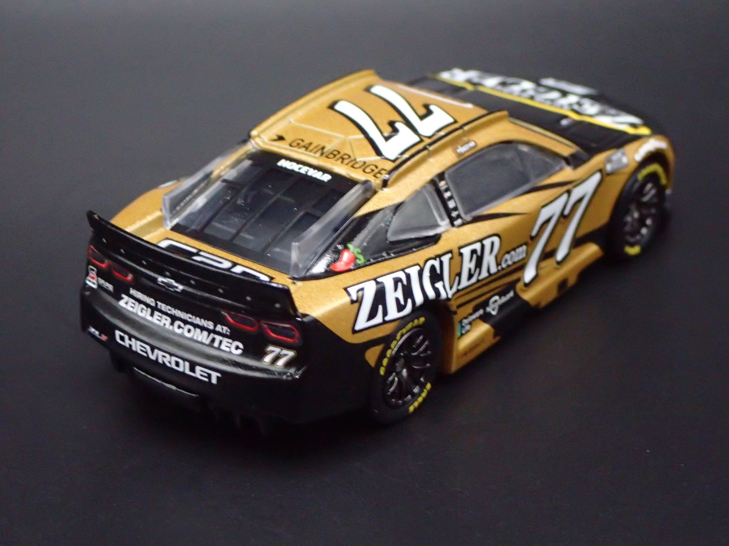 2025 25 CHEVY CAMARO ZL1 77 CARSON HOCEVAR ZEIGLER 50TH NASCAR 1:64 DIECAST CAR