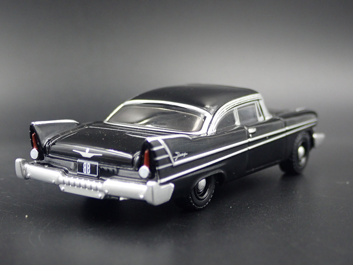 1957 57 PLYMOUTH FURY RARE 1/64 SCALE COLLECTIBLE DIORAMA DIECAST MODEL CAR-Burning Rubber Toy Company