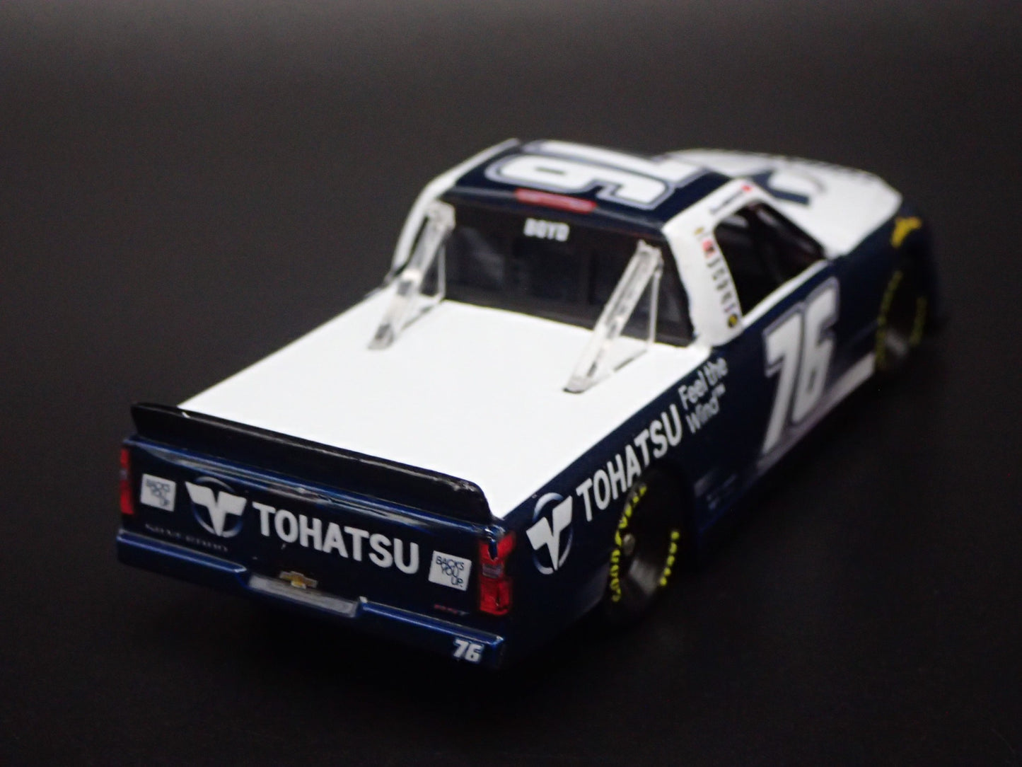 2025 CHEVY SILVERADO #76 SPENCER BOYD TOHATSU TEST NASCAR TRUCK 1:64 DIECAST CAR