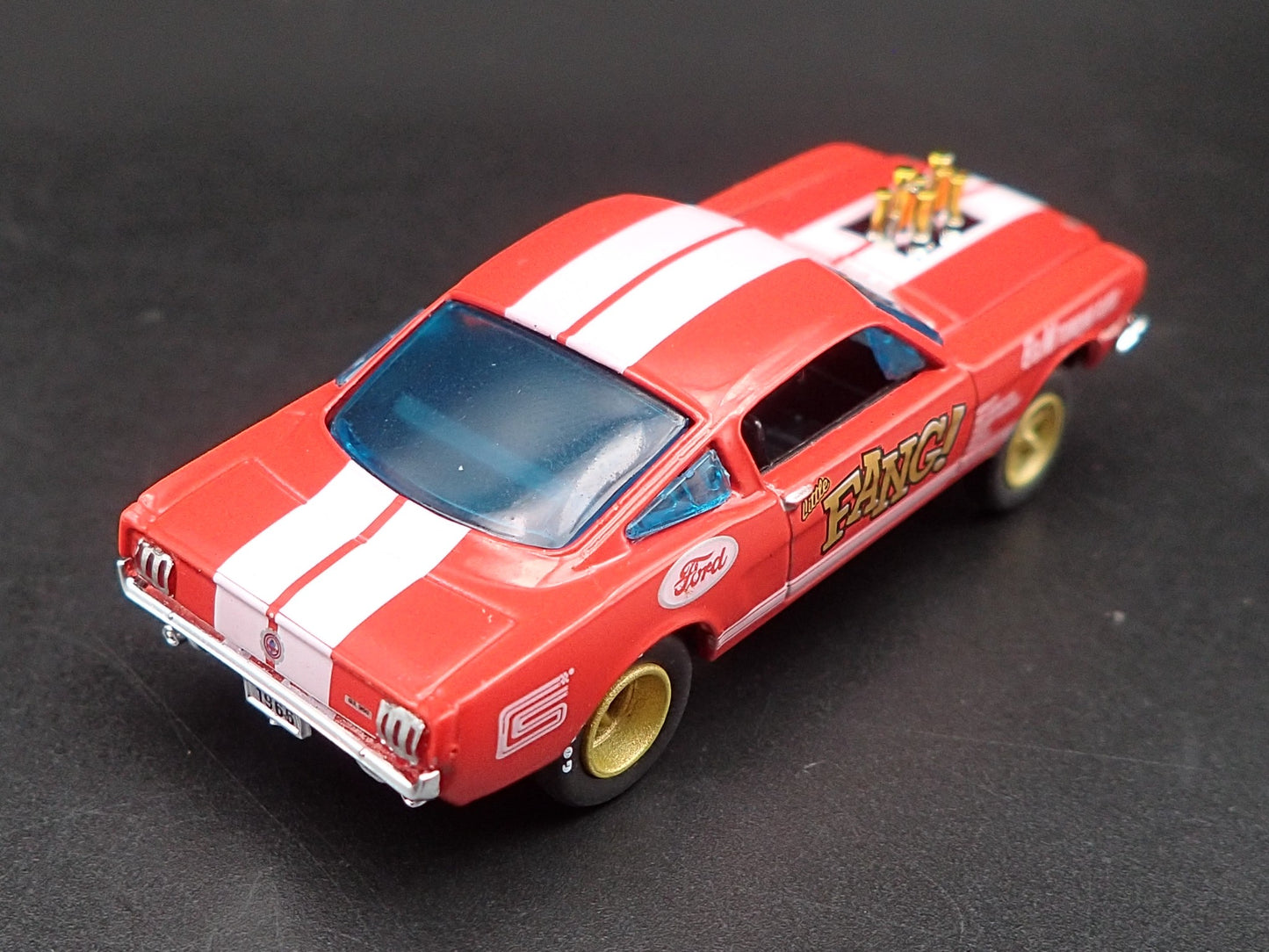 1966 66 FORD MUSTANG SHELBY GT350H FASTBACK GASSER 1/64 SCALE DIECAST MODEL CAR