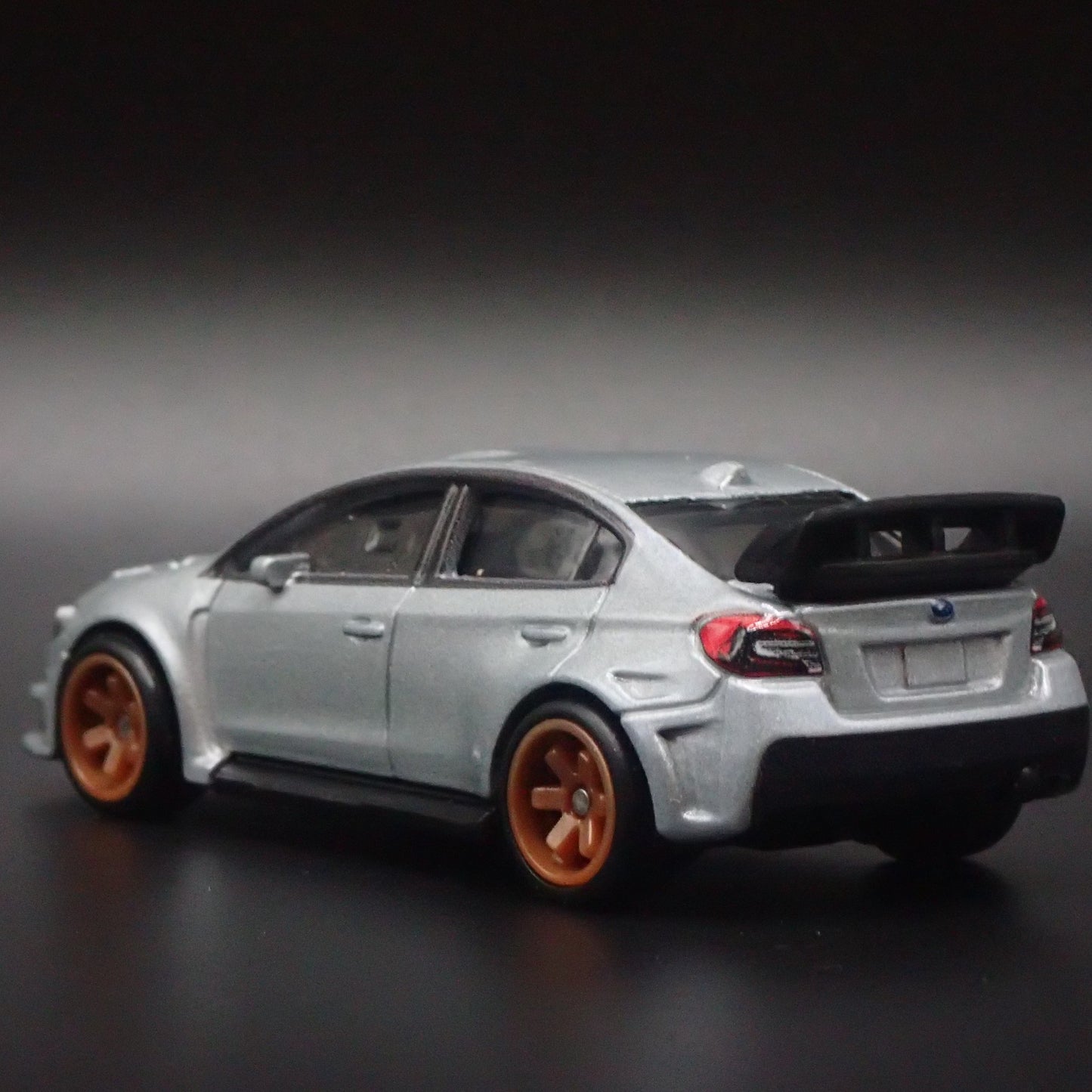 2015-2021 SUBARU WRX STI SILVER 1:64 SCALE COLLECTIBLE DIORAMA DIECAST MODEL CAR