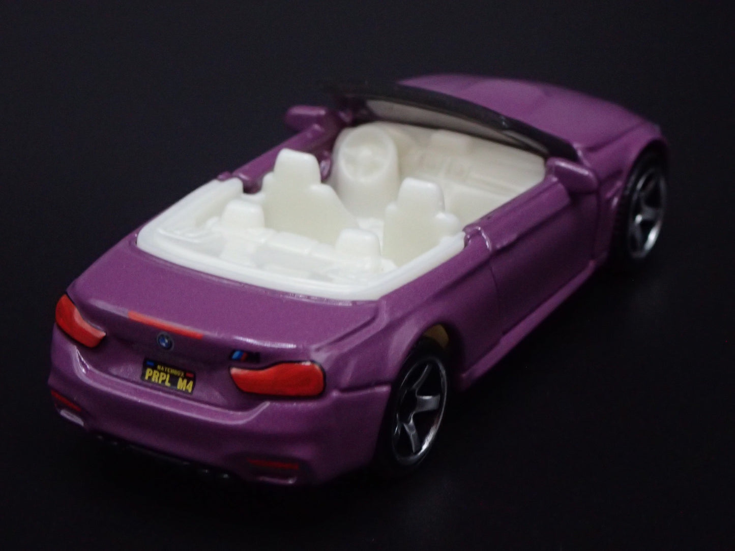 2014-2020 BMW M4 CABRIOLET CONVERTIBLE PURPLE 1:64 SCALE DIECAST MODEL CAR