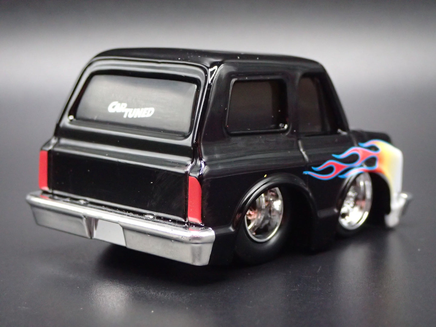 1969 69 CHEVY CHEVROLET BLAZER K10 TUNED BLACK 1:64 SCALE DIECAST MODEL CAR