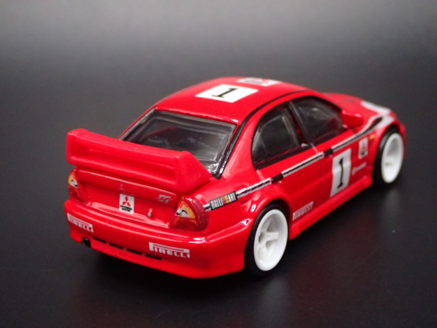 1999-2001 MITSUBISHI LANCER EVOLUTION EVO VI RED 1:64 SCALE DIECAST MODEL CAR