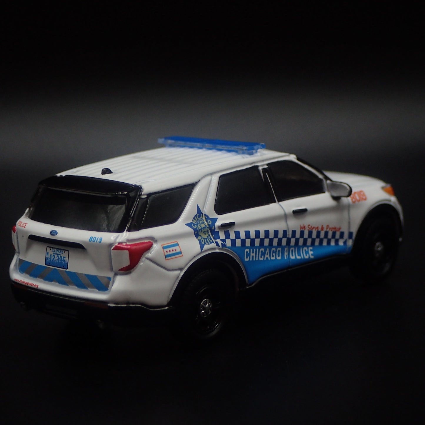 2019 19 FORD EXPLORER POLICE UTILITY CHICAGO PD 1/64 SCALE DIECAST MODEL CAR