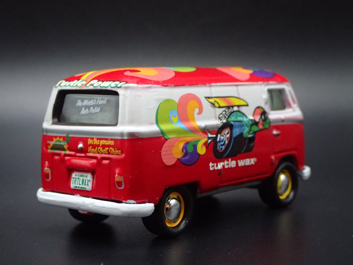1950-1967 VW VOLKSWAGEN TYPE 2 PANEL VAN TURTLE WAX 1:64 SCALE DIECAST MODEL CAR