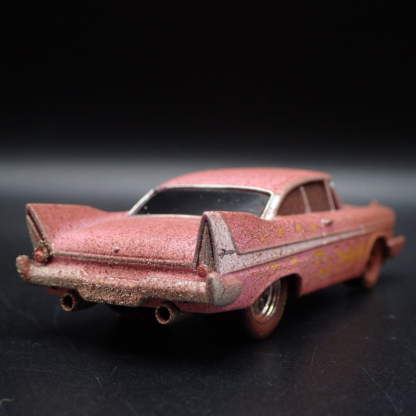 1958 58 PLYMOUTH FURY CUSTOM BARN FIND 1/64 SCALE DIORAMA DIECAST MODEL CAR