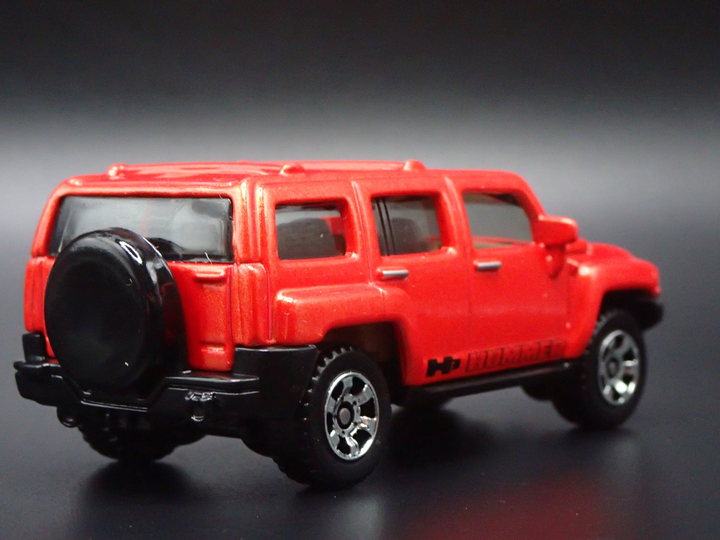2006-2010 HUMMER H3 SUV ORANGE 1:64 SCALE COLLECTIBLE DIORAMA DIECAST MODEL CAR