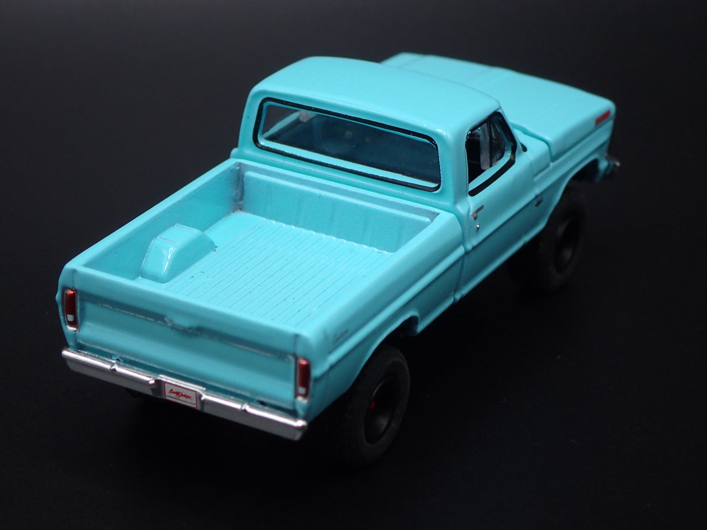 1967 67 FORD F100 SHORT BED 4X4 PICKUP TRUCK BLUE 1:64 SCALE DIECAST MODEL CAR