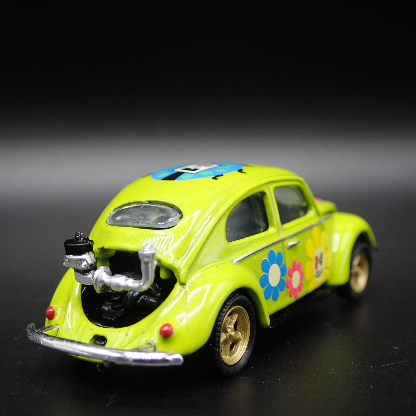 1953 53 VW VOLKSWAGEN BEETLE HURST FLOWER POWER 1:64 SCALE DIECAST MODEL CAR