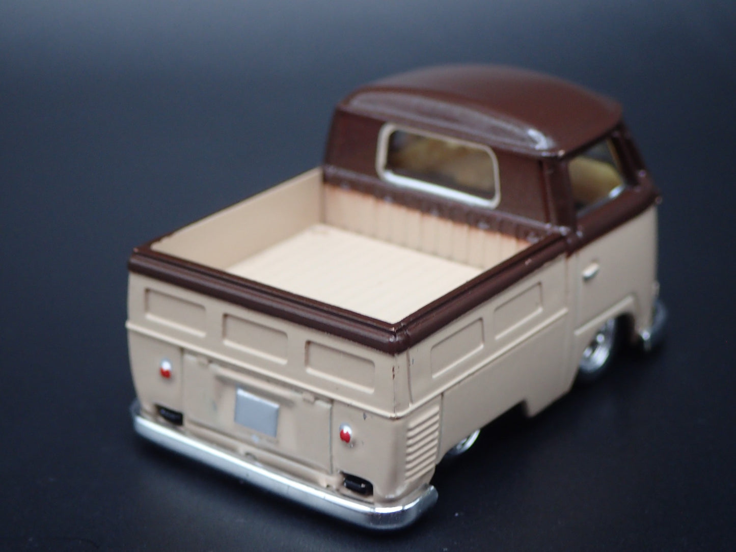 1960 60 VW SINGLE CAB TYPE 2 PICKUP TRUCK BROWN 1:64 SCALE DIECAST MODEL CAR