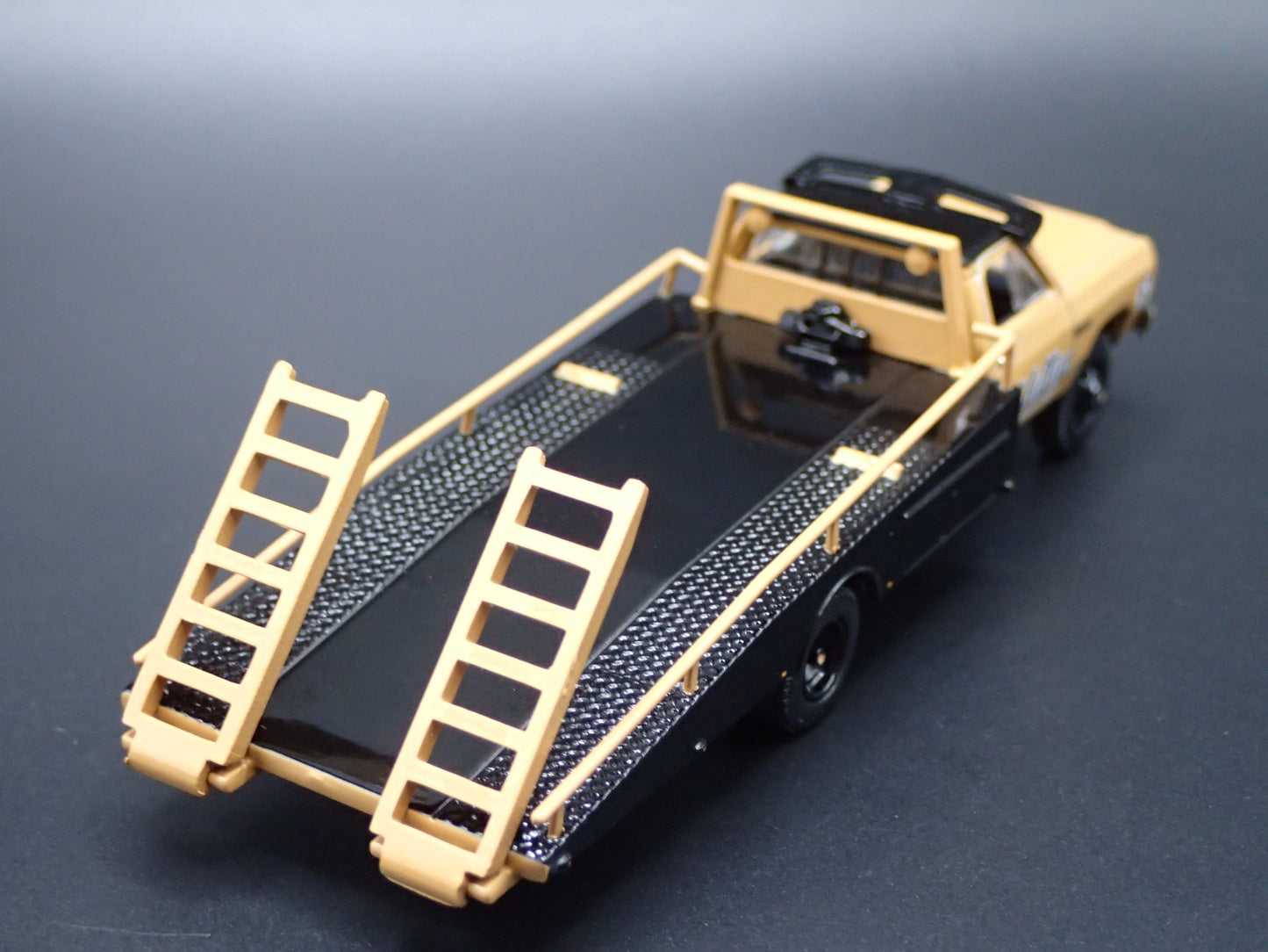 1985 85 DODGE RAM D350 RAMP TRUCK HOTTON SPEED SHOP 1/64 SCALE DIECAST MODEL CAR