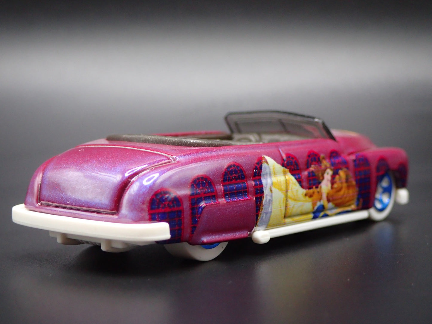 1949 49 MERC MERCURY CONVERTIBLE BEAUTY AND BEAST 1:64 SCALE DIECAST MODEL CAR