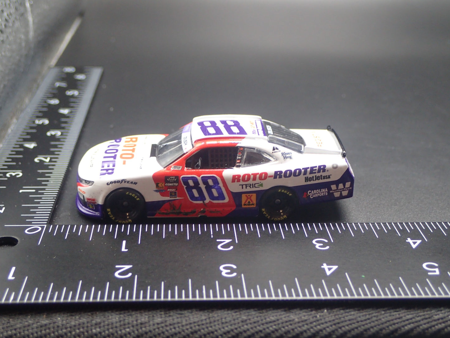 2025 CHEVROLET 88 CONNOR ZILISCH ROTO ROOTER NASCAR 1:64 SCALE DIECAST MODEL CAR