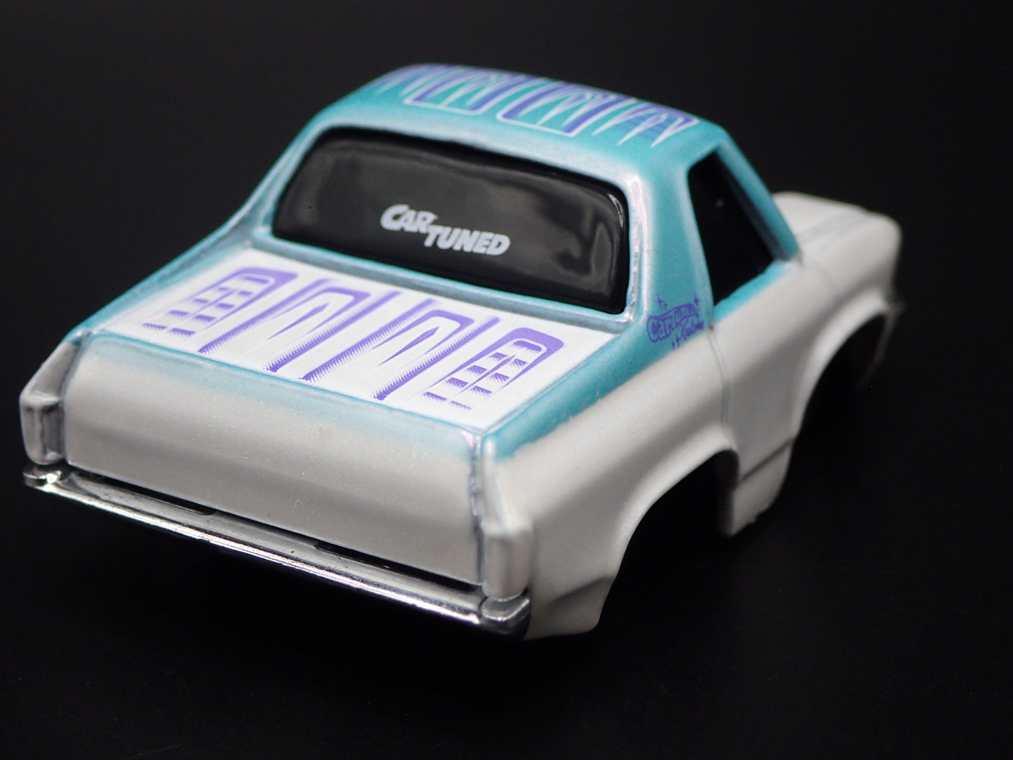 1968 68 CHEVY CHEVROLET EL CAMINO TUNED WHITE 1:64 SCALE DIECAST MODEL CAR