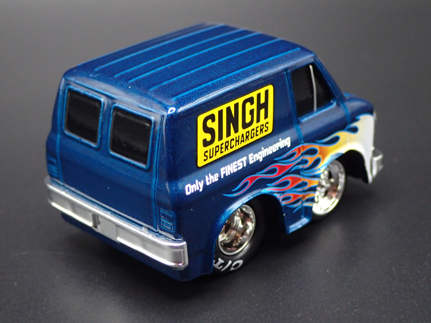 1979 79 GMC VANDURA PANEL VAN CAR TUNED BLUE 1/64 SCALE DIECAST MODEL CAR