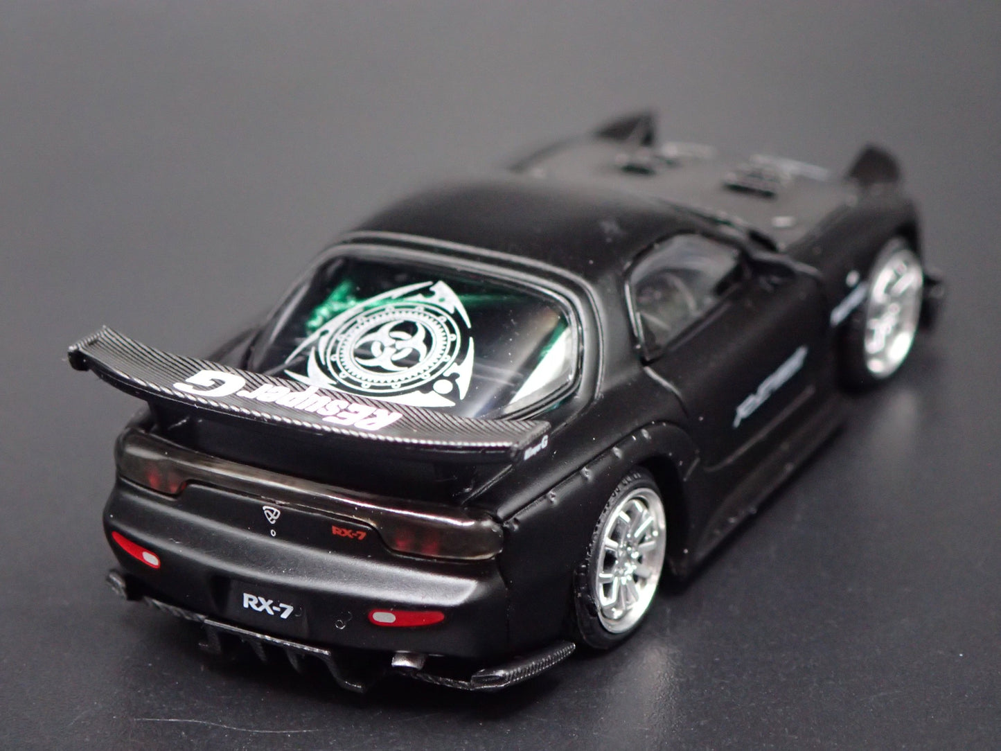 MAZDA RX7 JDM RE AMEMIYA GRAY 1:64 SCALE COLLECTIBLE DIORAMA DIECAST MODEL CAR