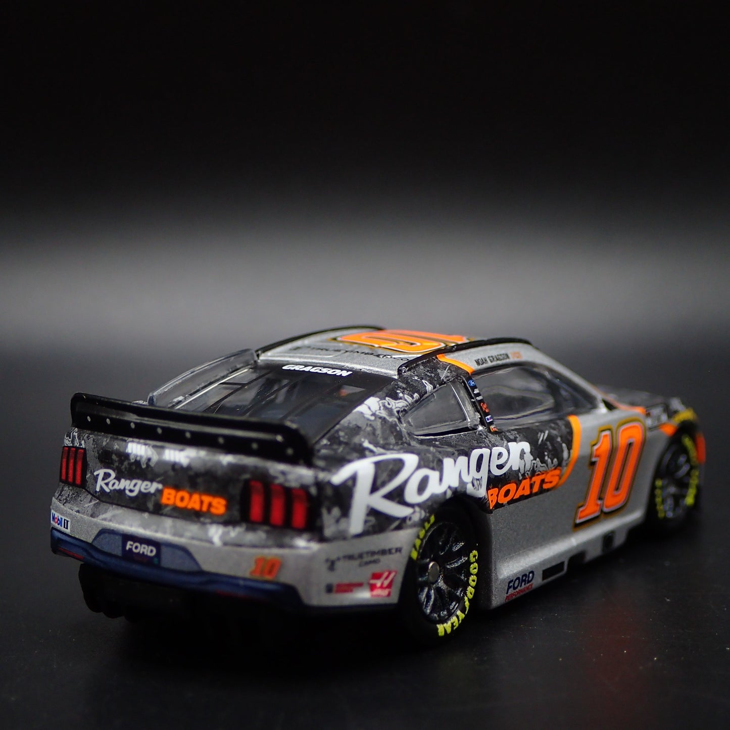 2024 FORD MUSTANG 10 NOAH GRAGSON BLACK RIFLE COFFEE NASCAR 1:64 SCALE DIECAST