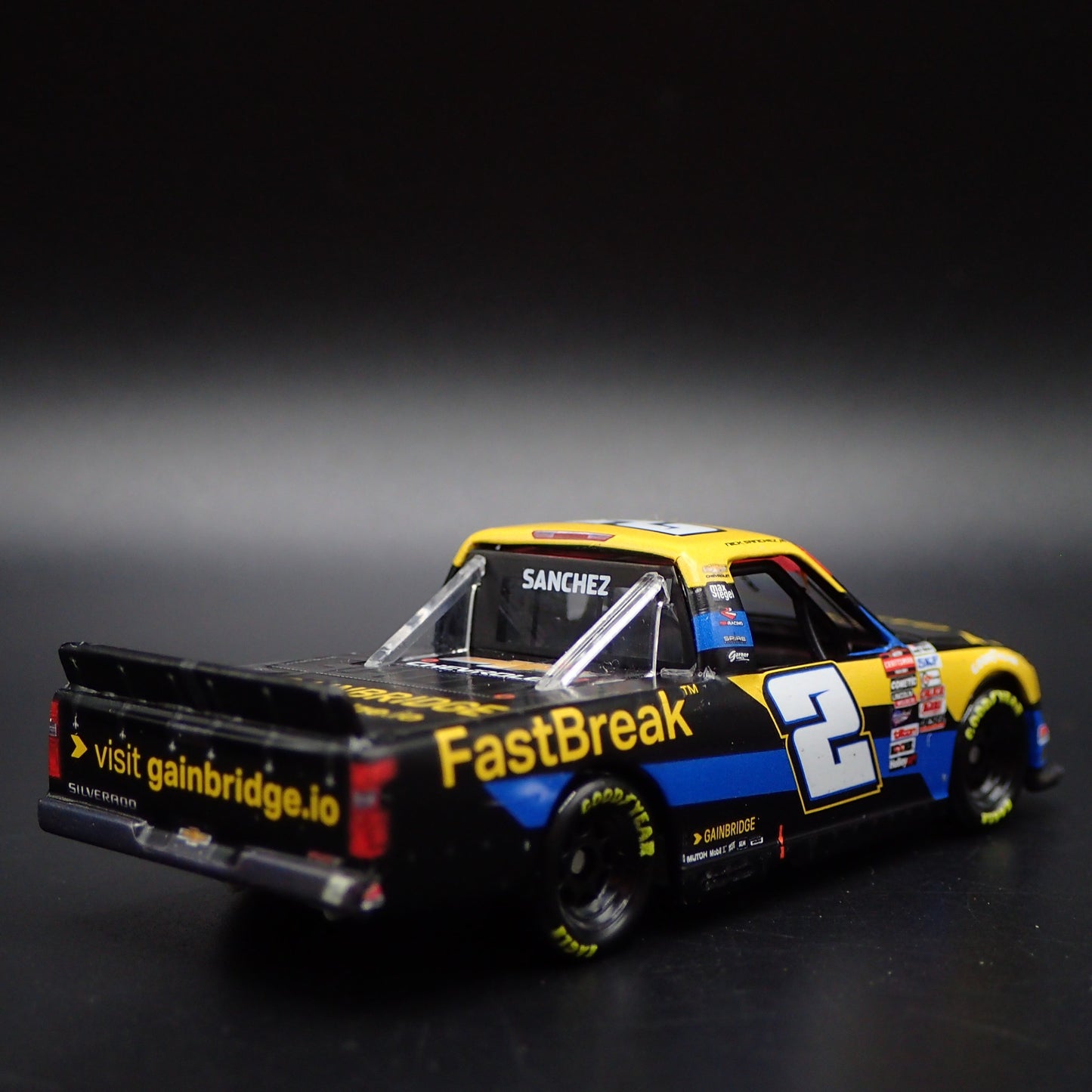 2024 24 CHEVY SILVERADO #2 GAINBRIDGE DAYTONA WIN NASCAR TRUCK 1:64 DIECAST CAR