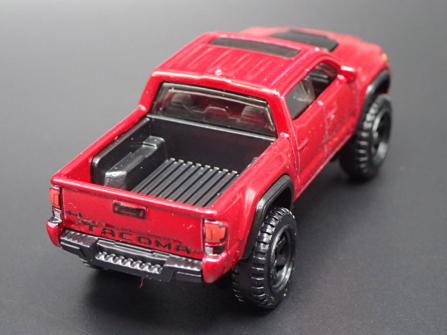 2016-2023 TOYOTA TACOMA PICKUP TRUCK RED 1:64 SCALE DIORAMA DIECAST MODEL CAR