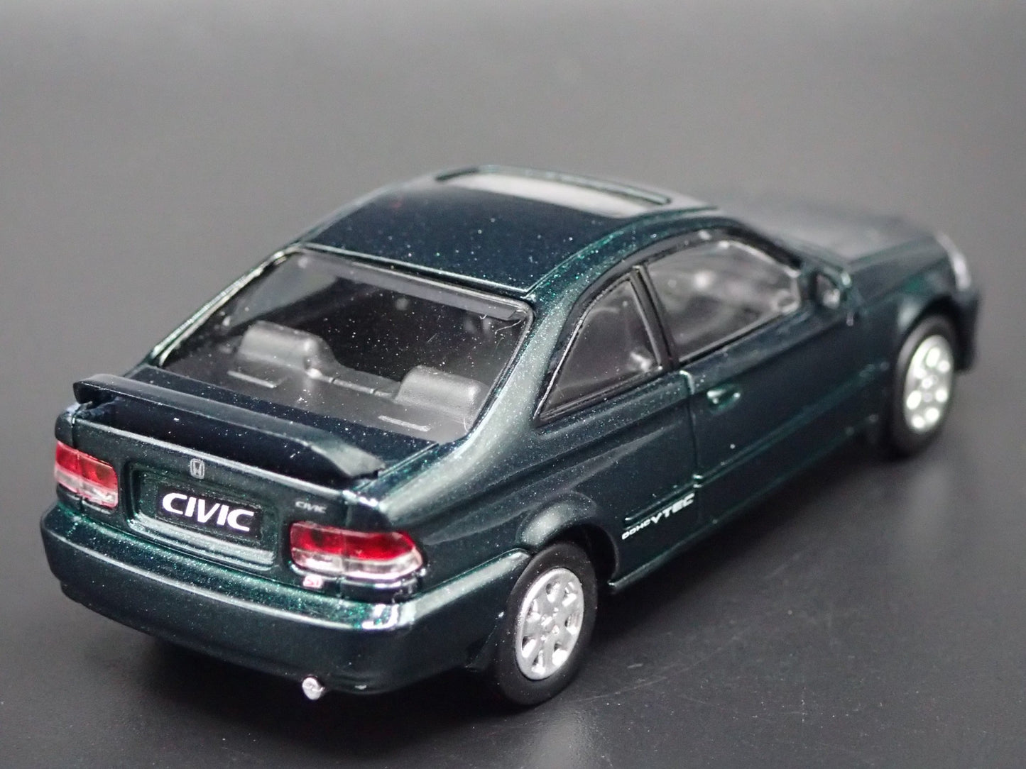 1995-1999 HONDA CIVIC COUPE GREEN RARE 1:64 SCALE COLLECTIBLE DIECAST MODEL CAR