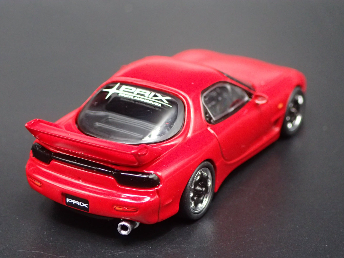 MAZDA RX7 FD3S VERTEX JDM A SPEC RED RARE 1:64 SCALE DIORAMA DIECAST MODEL CAR